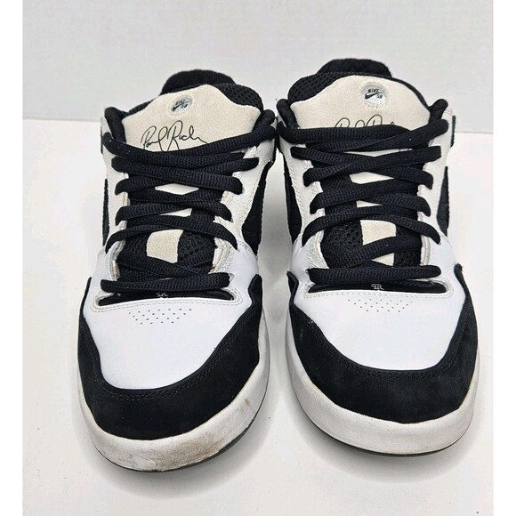 Nike Paul Rodriguez 2 Zoom Air Mens Size 9 OG Box White Black 315459 102 - Picture 3 of 11